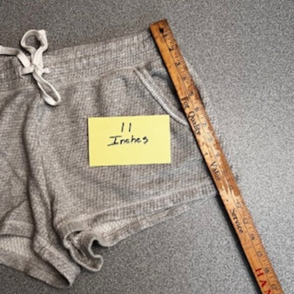 Aerie Light Gray Glitter Longe Shorts - Picture 3 of 6